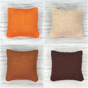1:12 Dollhouse Miniature Pillow. Doll Miniature Cushion.