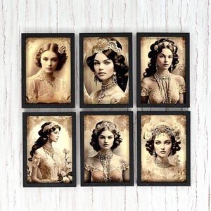 1:12 Dollhouse Vintage Photo. Miniature Framed Picture. Dollhouse Wall Art.