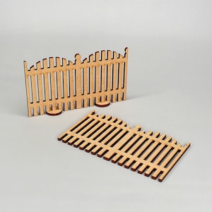 Dollhouse Miniature Fence 12th, 24th.