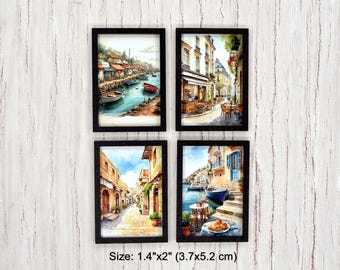 Dollhouse Wall Art Street Landscape.