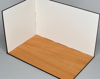 1:12 Dollhouse Roombox DIY. Doll Miniature Box. Diorama Box.