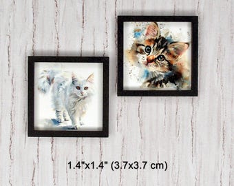 Dollhouse Miniature Wall Art. Dollhouse Framed Picture.