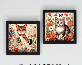 Dollhouse Miniature Wall Art. Dollhouse Framed Picture.