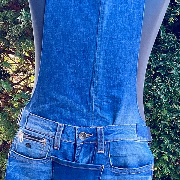 Upcycling Jeans-Schürze