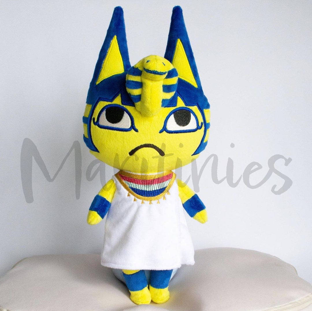Ankha Animal Crossing Inspired Egypt Cat Handmade Plushie - Etsy