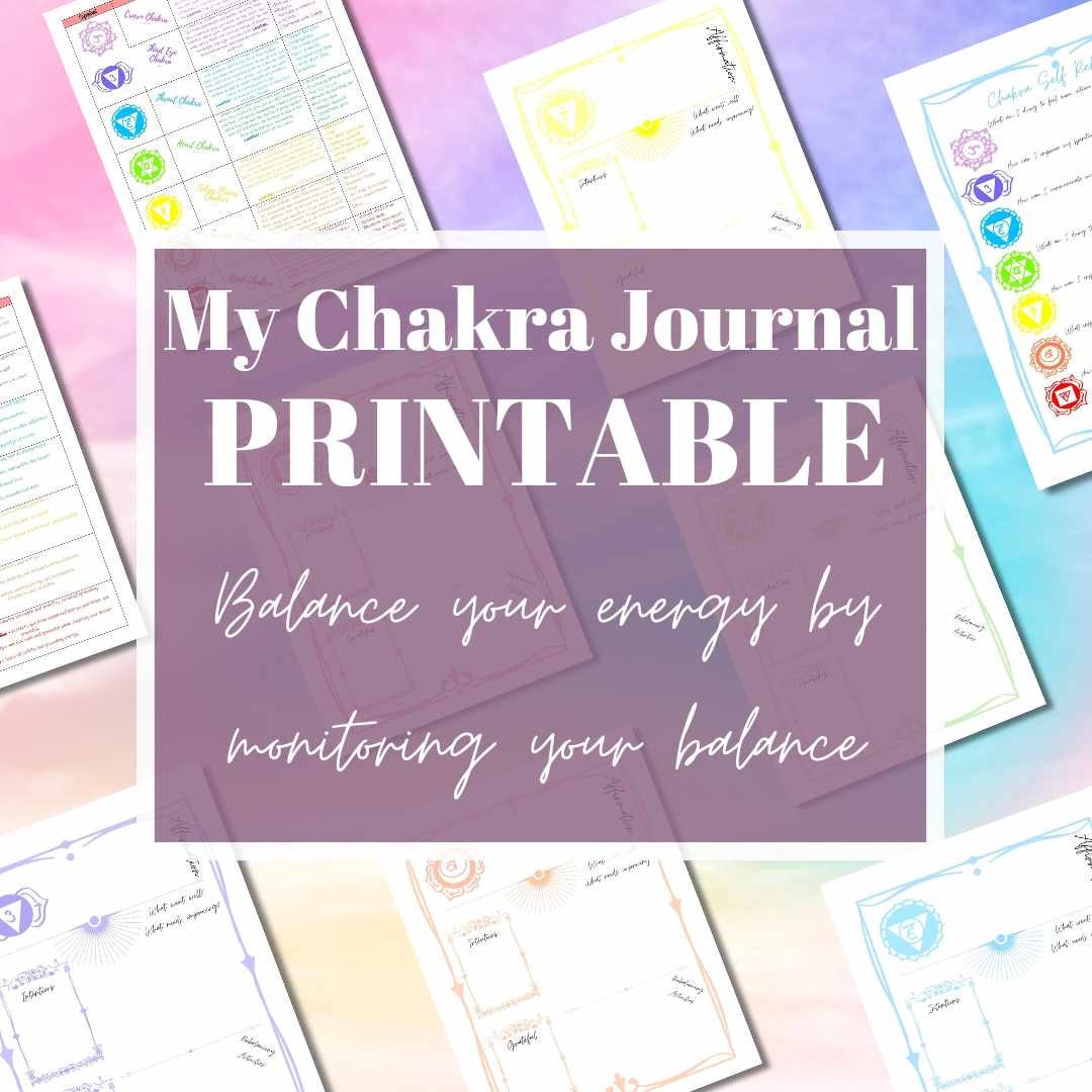 Chakra Printable, Chakra Worksheets, Chakra Printable Journal, Chakra ...