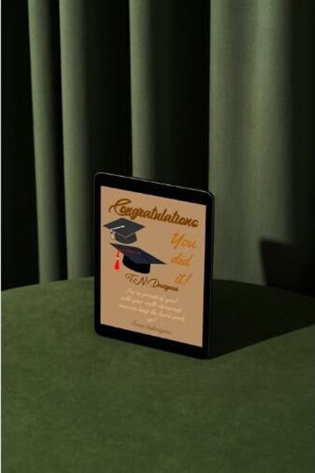 Digital Graduation Invitation, Graduation, Graduation Party, Messages ...