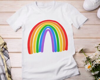 Rainbow Pride Doodle Tee - Camiseta unisex - tallas S-5XL