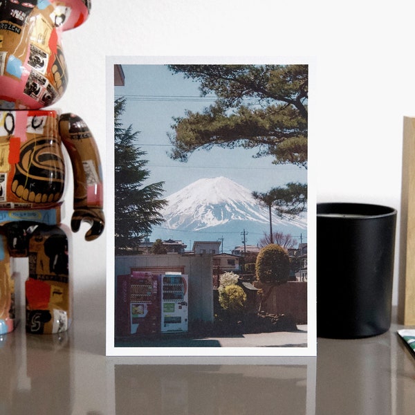 Japan Fuji Postcard A5 print Photography / Poster photography  travel wall art Reisposter Wandkunst Fotodruck Postkarte japanisch Kunstdruck