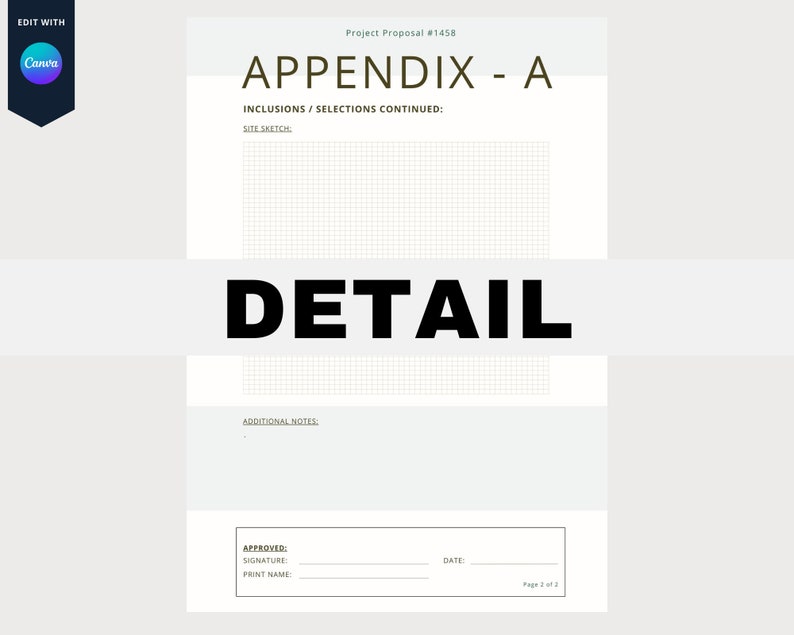 Professional Fence Quote Template. Edit for Free in Canva Win Projects