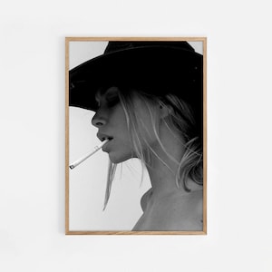 Cowgirl Wild West Digital Art, Vintage Country Western, Aesthetic Wall Art, Vintage Black & White Western, Western Cowboy Print, Photography