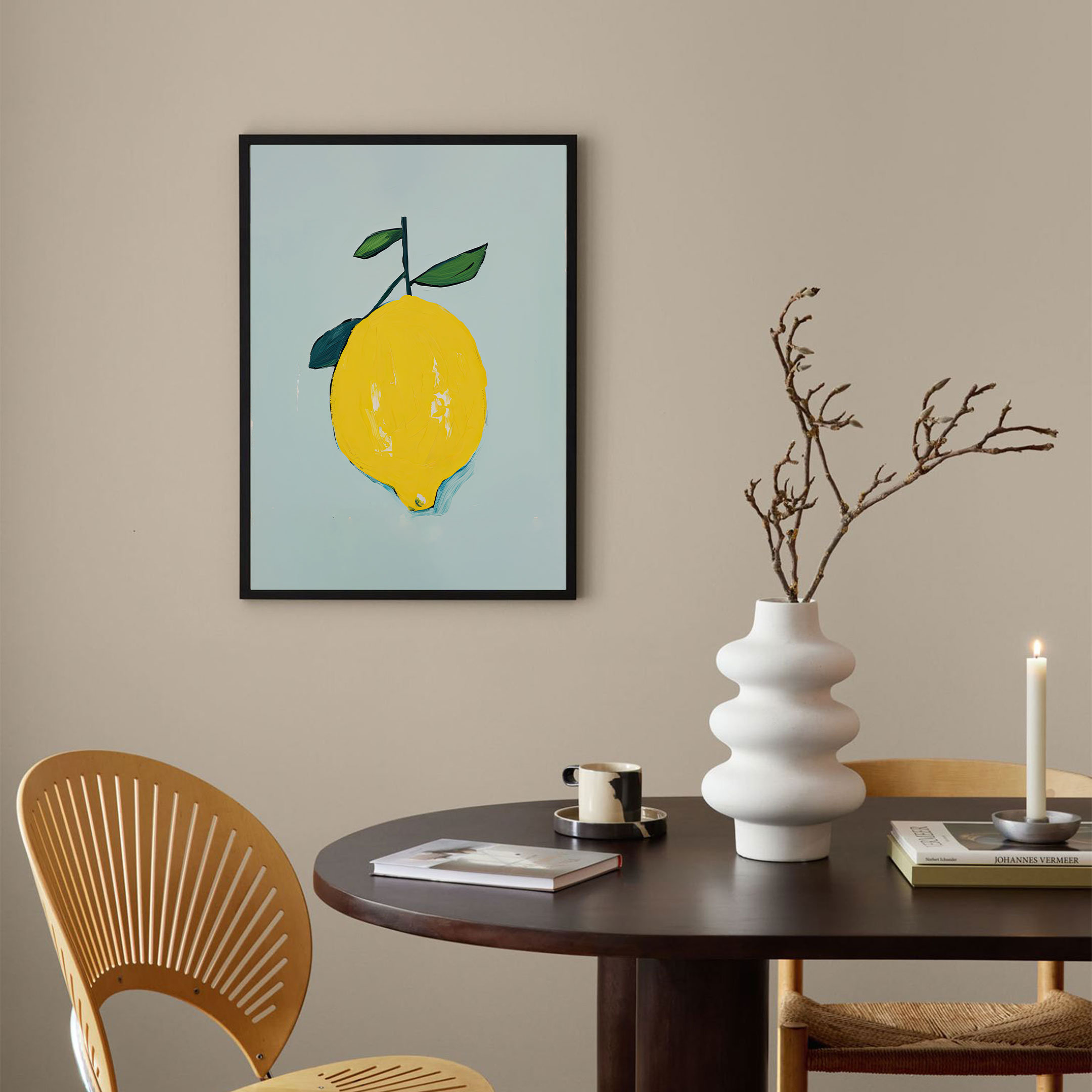 Printable Lemon Kitchen Wall Art Kitchen Wall Decor Digital Etsy