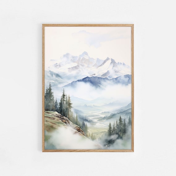 Glacial Impressions Canvas Art - 50 x 50