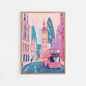 London Art Print, London Wall Art, England Art Print, London Poster, London Gift, Travel Gift, Travel Poster, Housewarming Gift | #835