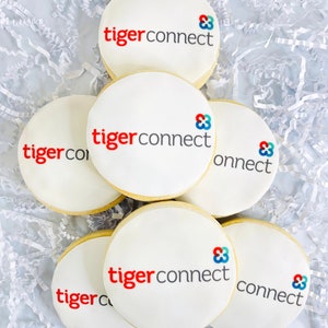 Custom Company Logo Business Event Sugar Cookie, Branded Cookies