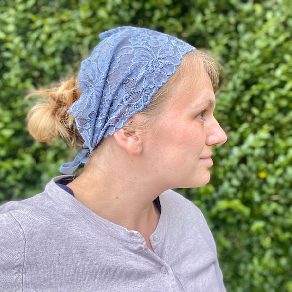 Lace Headcovering Etsy