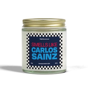 Riecht nach Carlos Sainz, F1, Formel 1, Williams, F1 Fans, Fan Geschenk, Geschenk, Geschenk für den besten Freund, Rennsport,