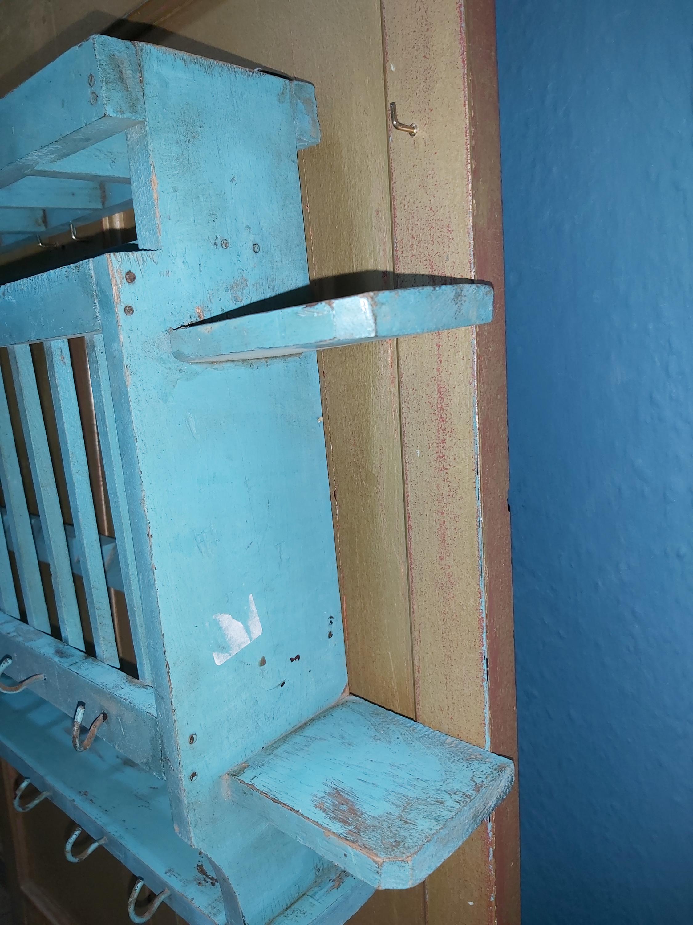 Vintage Wooden Kitche Rack From India - Please Read the Description ...