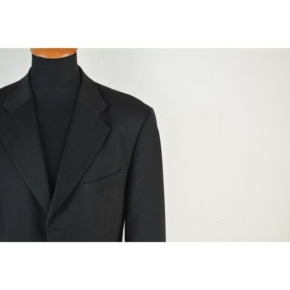 Loro Piana Rene Lezard Black Men's Blazer Size 40… - image 5