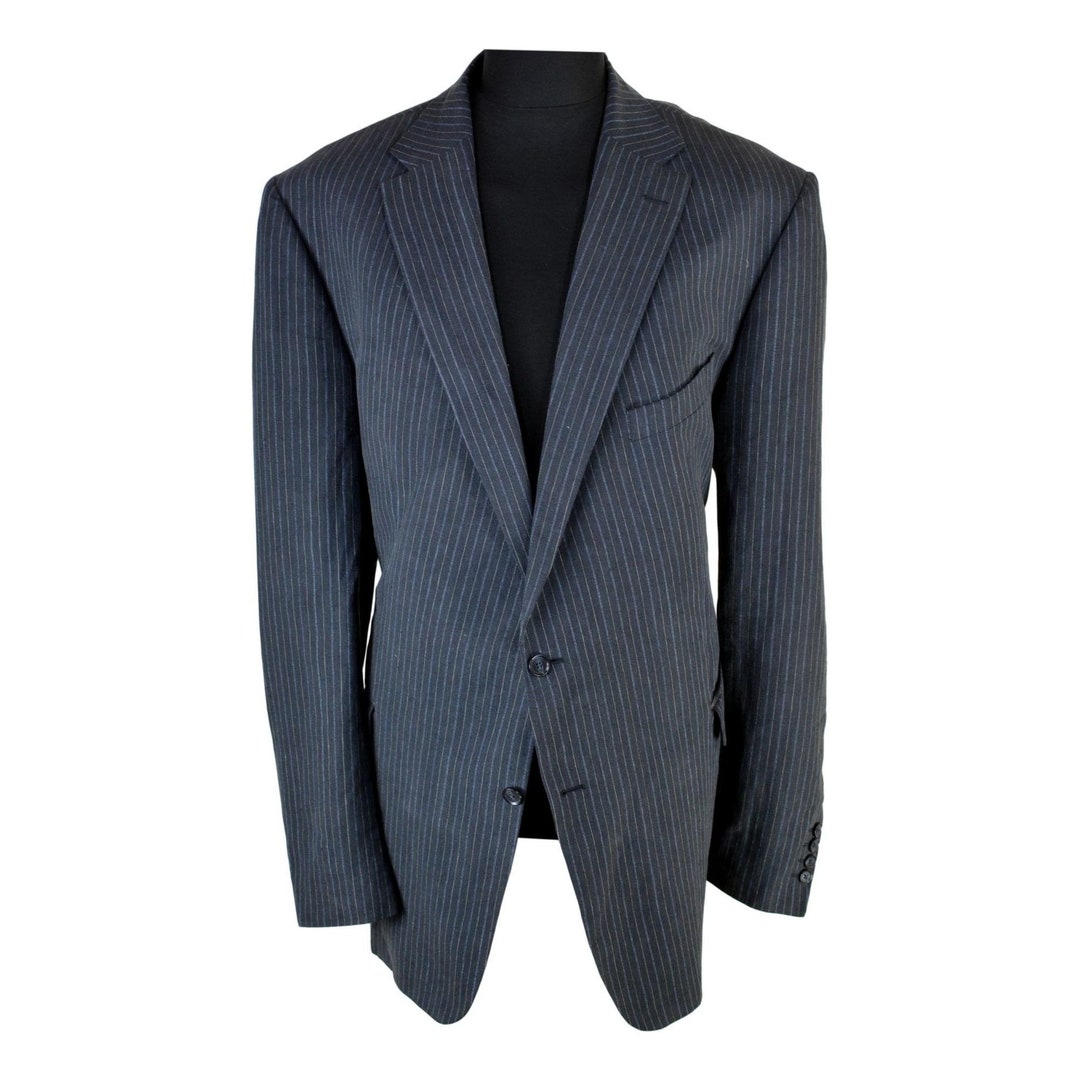 Moritz Tiller Wien Grey Striped Men's Blazer Size 50L US - Etsy