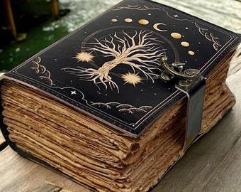 Tree of Life leren grimoire-dagboek: blanco boek der schaduwen, 400 pagina's