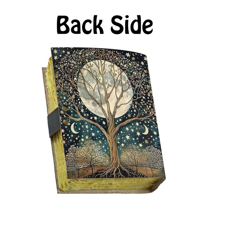 Tree of Life Leather Grimoire: 400 Page Book of Shadows - Etsy