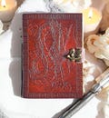 Dragon Ball Z Shenron Embossed Leather Journal: Handmade Grimoire product logo