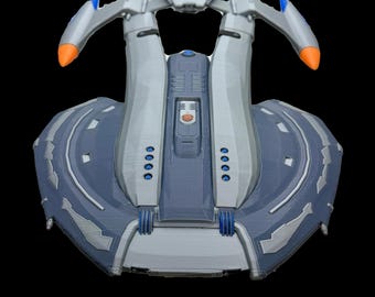 Escolta de ataque pesado clase Alita de 13,5" — Modelo de nave espacial de ciencia ficción / Star Trek Online