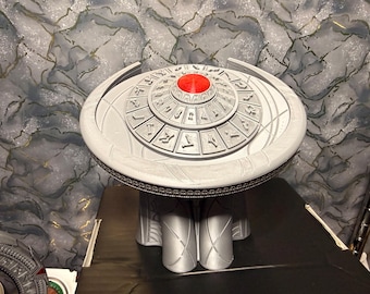 Modelo impreso en 3D del dispositivo de marcación a casa DHD de Stargate, decoración de escritorio de ciencia ficción SG-1, regalo para fans de Stargate