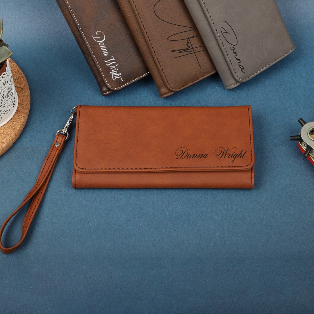 Personalized Wallet Handmade Leather Wallet Women Wallet Etsy