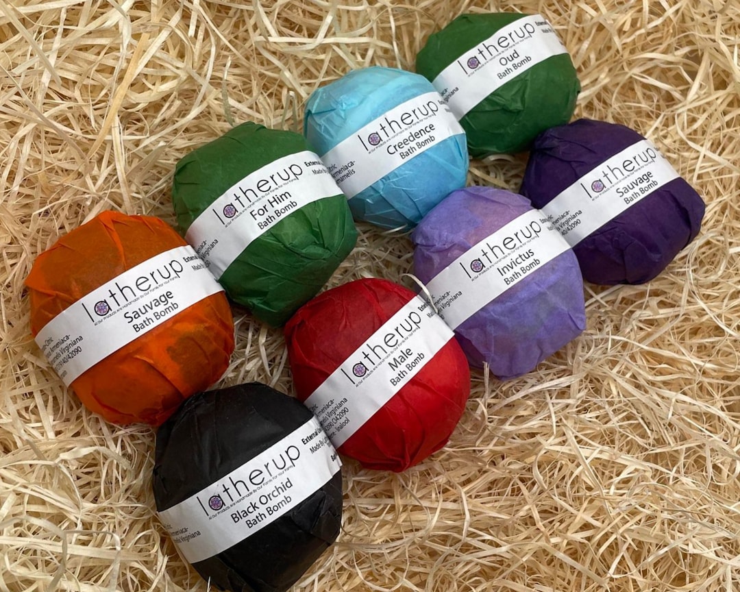 Bath Bombs Inspired by Men's Aftershave Bath Bomb Gift Set Men's Bath