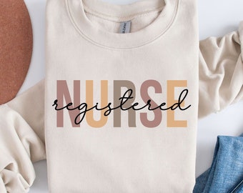Registered Nurse Sweatshirt, Nurse Gift For Nursing Student Grad Gift For Registered Nurse Sweater, Nurse Grad Sweatshirt RN Crewneck