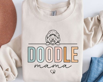 Doodle Mom Sweatshirt Doodle Mom Shirt, Dog Mom Sweatshirt, Funny Dog Gift, Golden Doodle Sweatshirt, Dog Lover Sweatshirt, Doodle Sweater