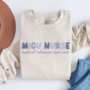 Micu Nurse Sweatshirt Medical Icu Nurse Shirt, Medical Intensive Care Unit Nurse Sweater, Gift For Micu Nurse Crewneck, Micu Shirt