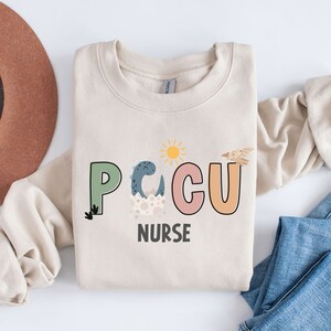 PICU Nurse Sweatshirt PICU Pediatric Nurse Shirt, Nurse Appreciation Gift, Pediatric Intensive Care Unit, Picu Crewneck, PICU Nurse Sweater