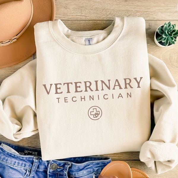 Vet Tech Sweatshirt, Veterinary Technician Shirt, Veterinary Medicine Sweatshirt, Animal Doctor Gift for Veterinarian Gift for Vet Tech