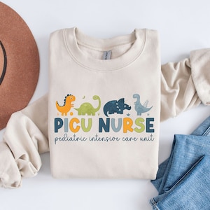 PICU Nurse Sweatshirt PICU Nurse Shirt Pediatric Nurse, PICU Nurse Gift, Nurse Appreciation Gift Picu Crewneck Pediatric Intensive Care Unit