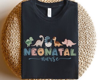 NICU Nurse Shirt Neonatal Nurse T-Shirt NICU Nurse, Neonatal Intensive Care Unit Tshirt Nicu Nurse Dinosaur Tee, NICU Nurse Animal T-shirt