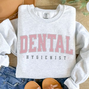 Sweat-shirt hygiéniste dentaire, sweat-shirt RDH, cadeau de remise des diplômes d’étudiant en hygiène pour hygiéniste dentaire agréé, cadeaux pour le personnel du bureau du dentiste