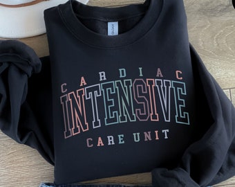 CICU Nurse Sweatshirt Cardiac Icu Nurse Shirt, Cardiac Nurse Crewneck, Cardiac Intensive Care Unit, Cvicu Nurse Shirt Cardiology Nurse Gifts
