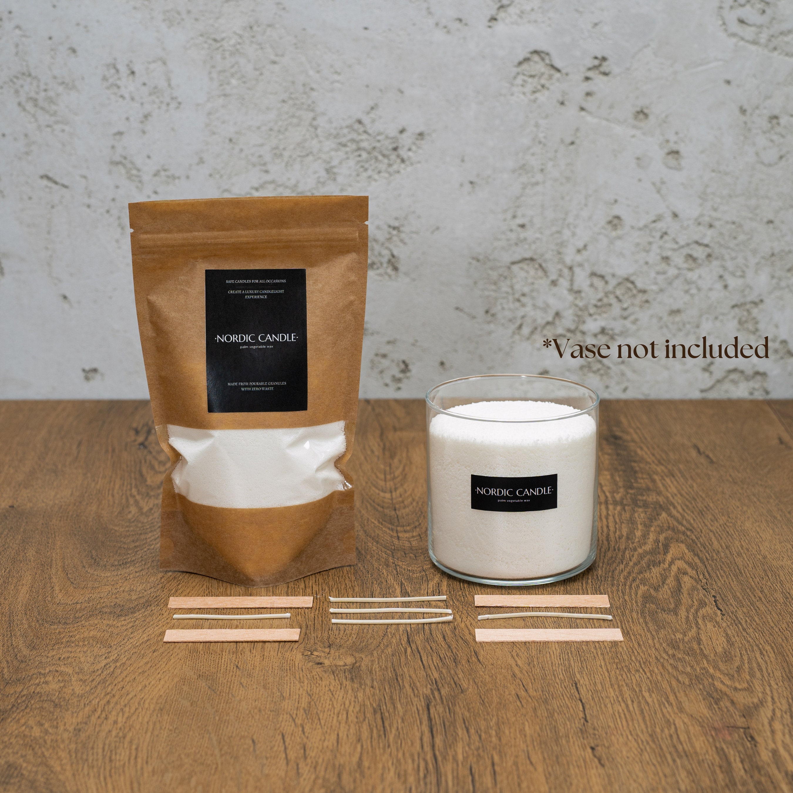 Safe and Sustainable Candles Wax Palm Granulated Paraffinfree Sand Wax