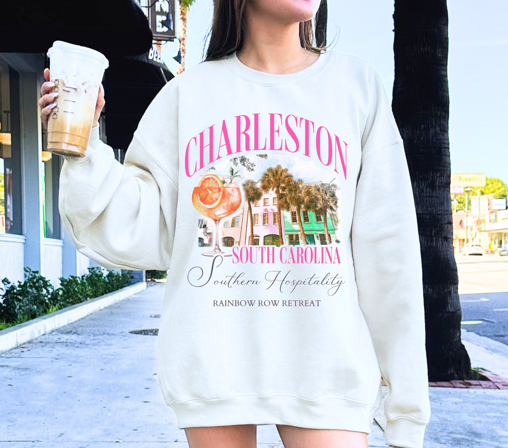 Charleston Shirt Oversized Minimalist Sweater Charleston Sc Gifts