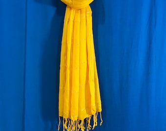 Long Cotton Blend Wrap Scarves/Solid Color Scarves/Large Wrap/Lightweight Women Men Scarves/Cotton Viscose Shawl/Sarong/Raw Hem/3 for 19