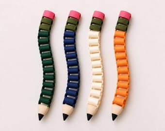 Felt Pencil Garland, Back to School Classroom Decor, Teacher Gift, Reading Nook or Bulletin Board Decoration