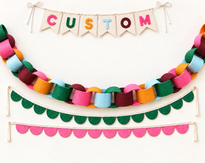 Custom Felt Decor Design Service | Color Palette + Digital Mockup
