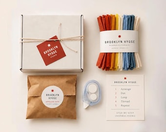 DIY Felt Chain Garland Kit – Thanksgiving Craft, Holiday Party Activity, Etsy Craft Bus Edition