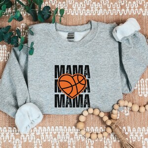 Basketball Mom Crewneck, Mom Basketball, Basketball Top for Mom, Basketball Season Sweatshirt, Sports Mom Tee, Basketball Game Shirt