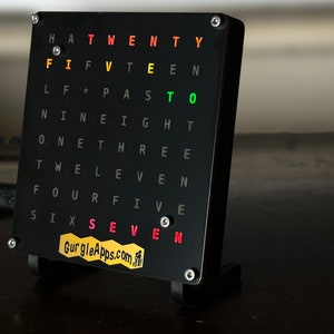 Color Word Clock Kit operated by WiFi image 1