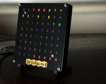 Color Word Clock Kit - operated by WiFi