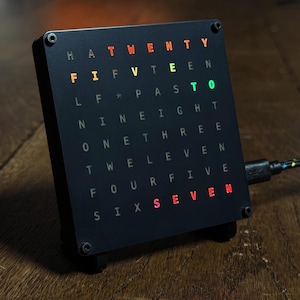 Wordklokset met wifi-kleuren – DIY-elektronicaproject - Vaderdagcadeau